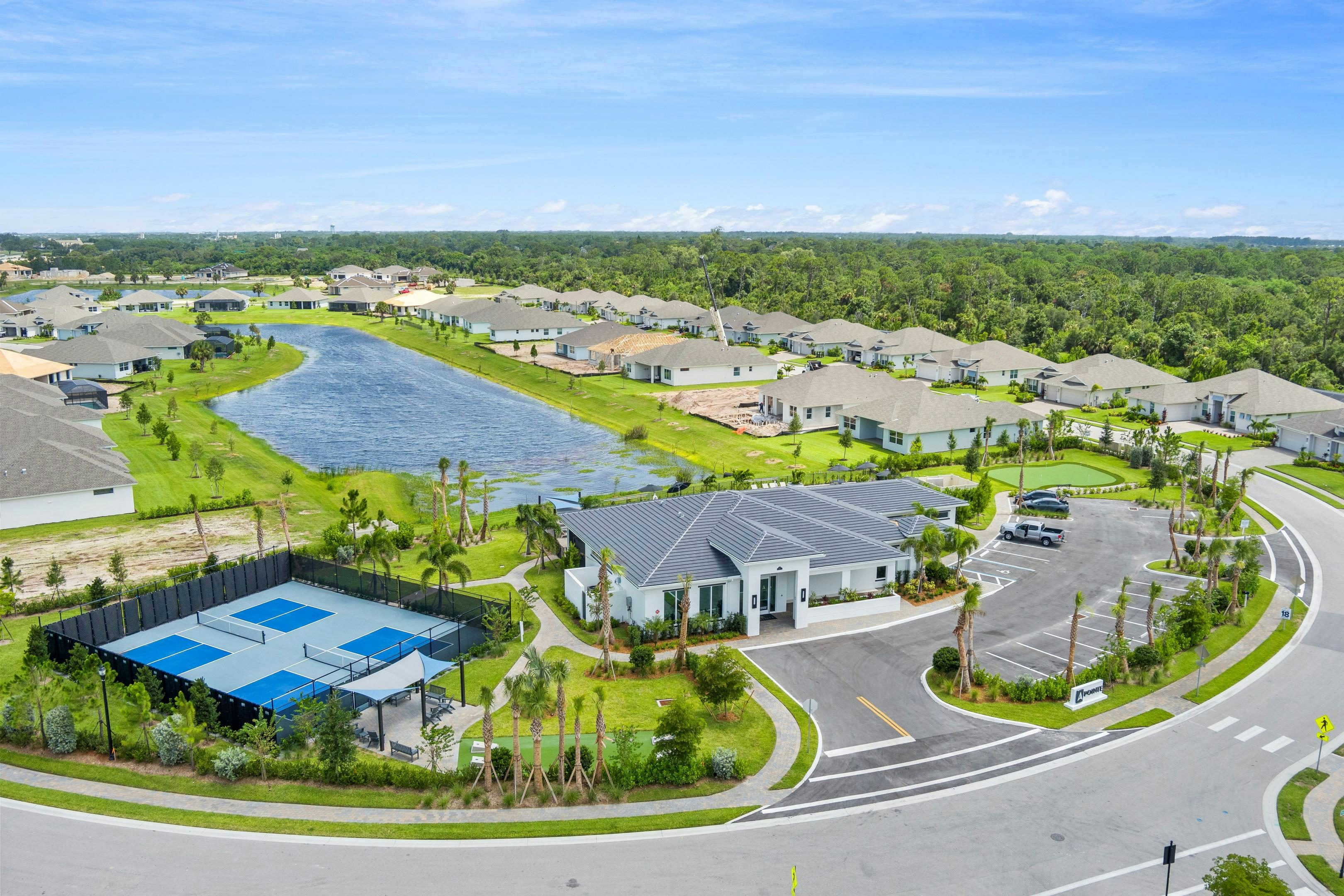 Aerial of Club Complex | High Pointe Clubhouse