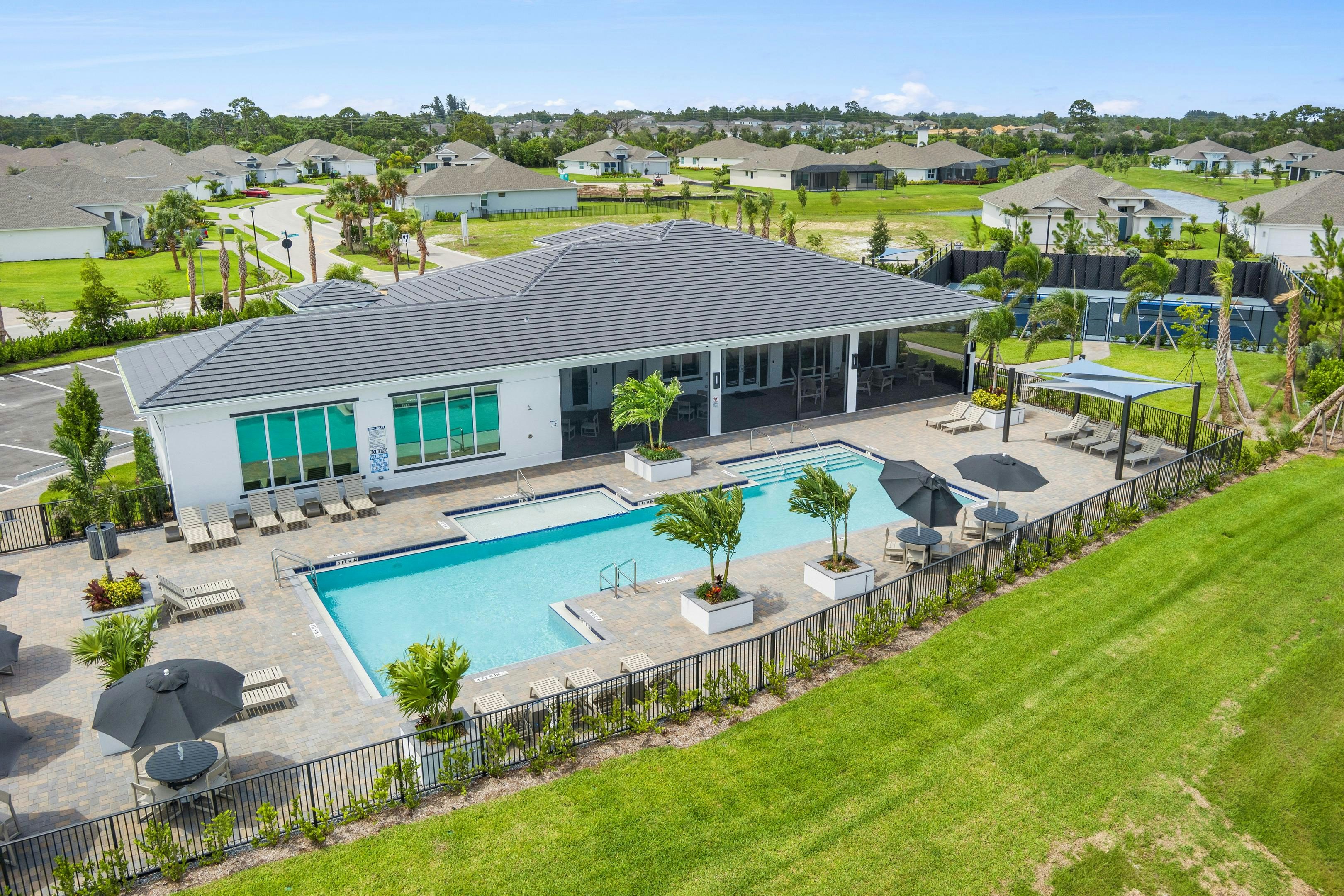 Aerial Back Elevation | High Pointe Clubhouse