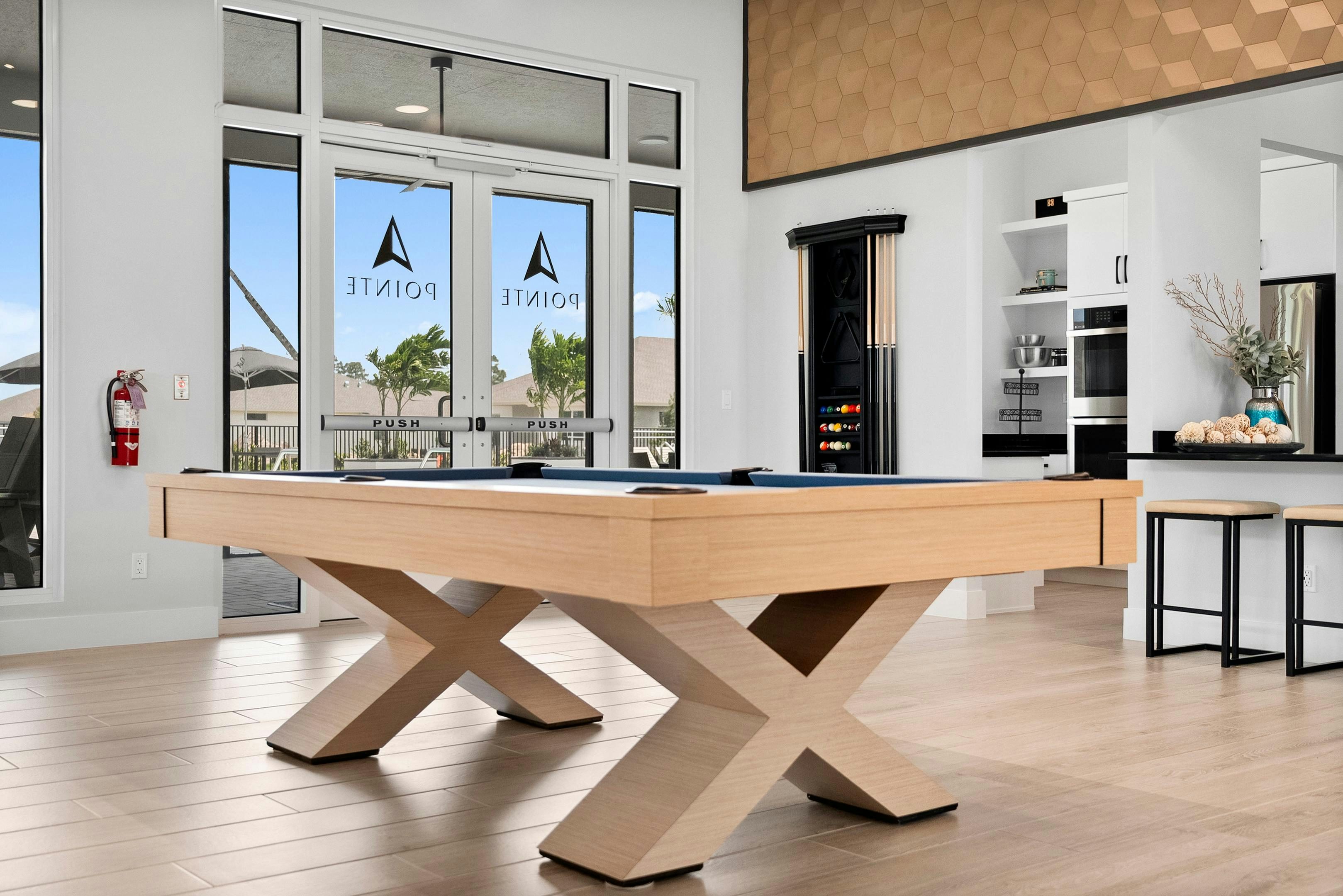 Billiard Table | High Pointe Clubhouse