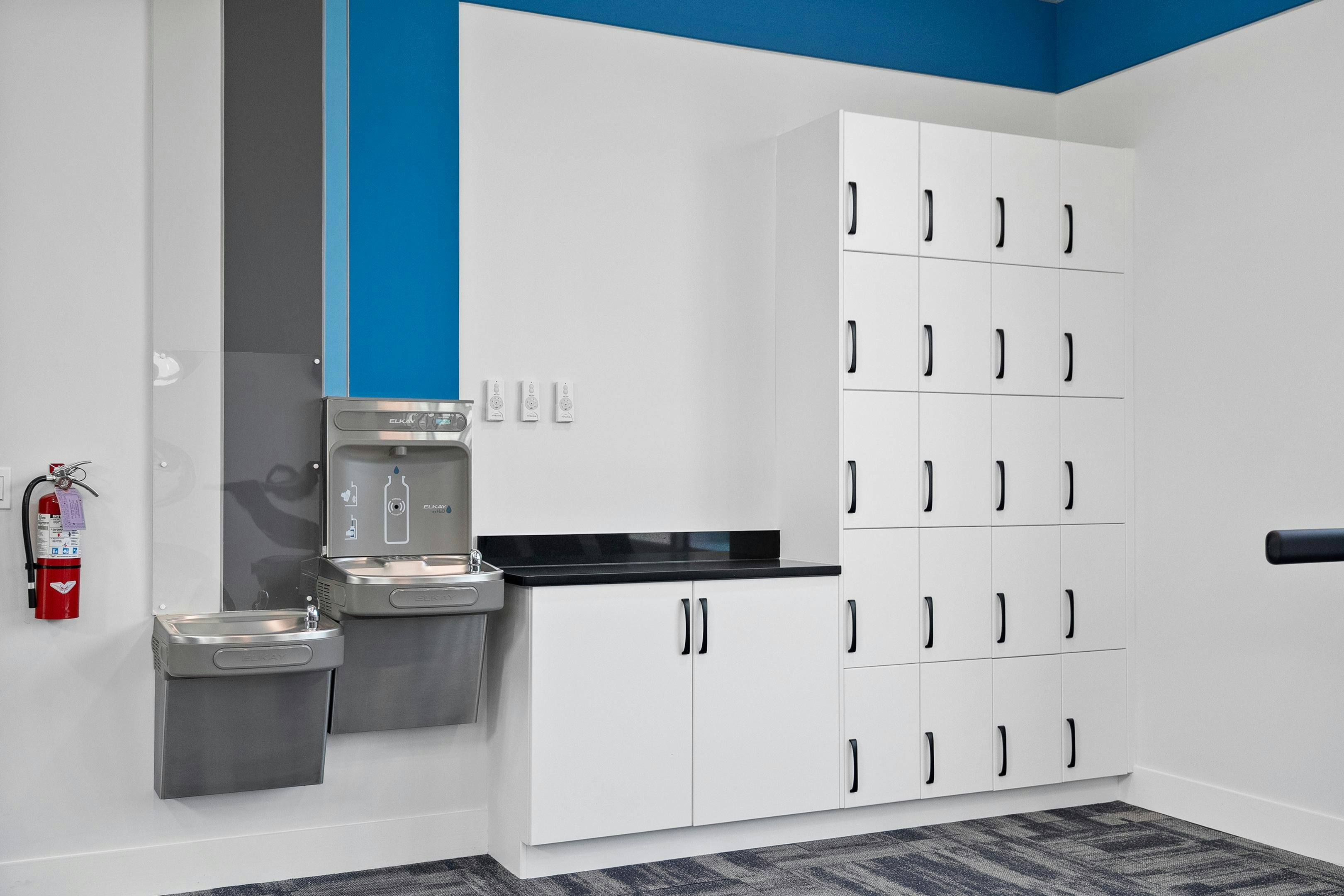 Fitness Cubbies | High Pointe Clubhouse