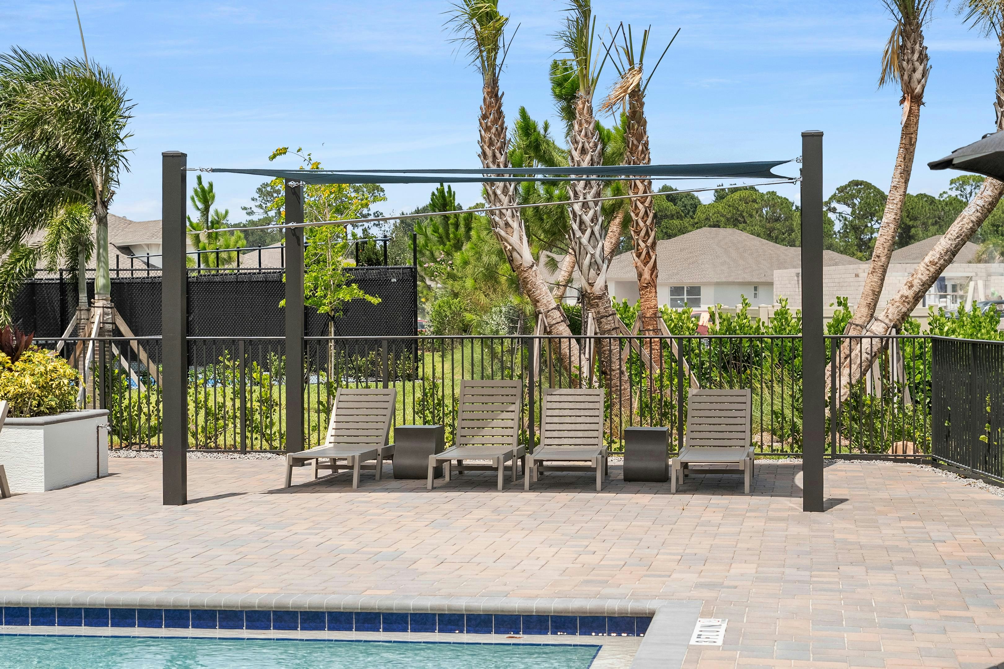 Pool Deck Sunshade | High Pointe Clubhouse