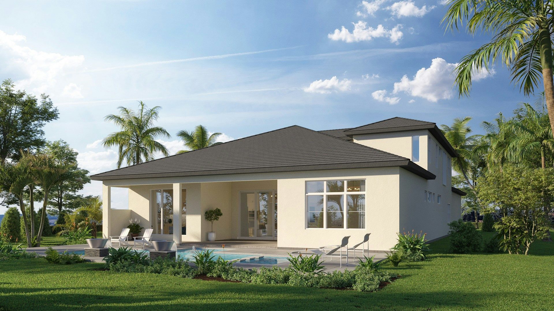 Rear Elevation virtual image | Caspian