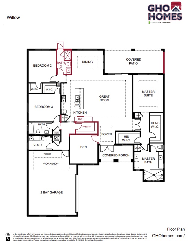 Willow Floorplan