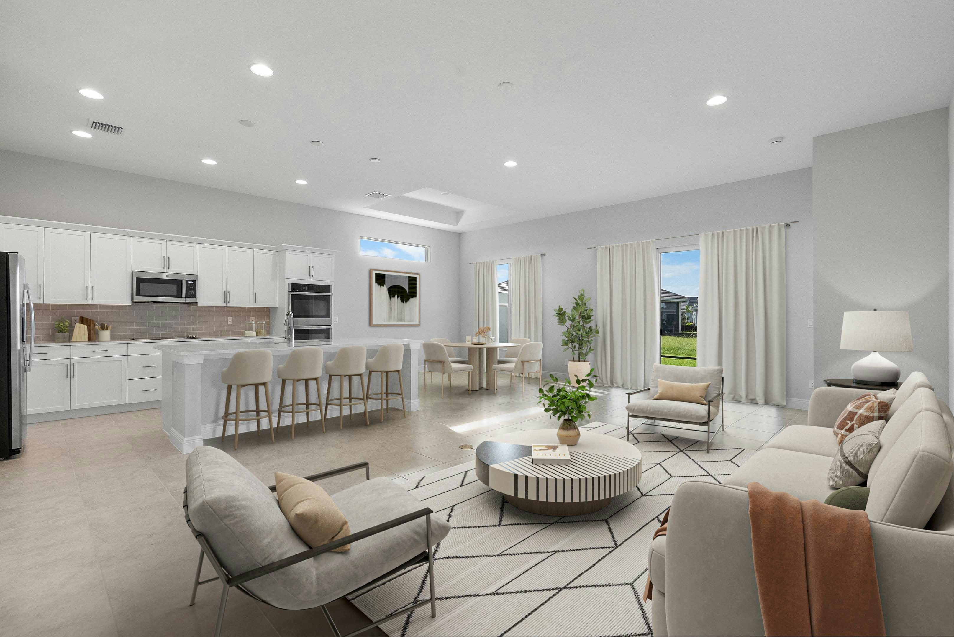 Great Room Virtual Rendering | 13988 SW Sunrise Terrace