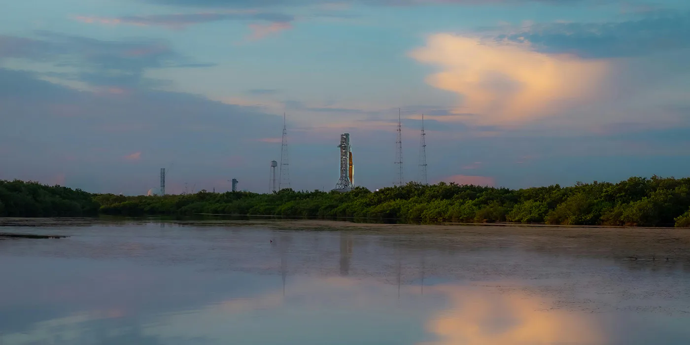 The Cape Canaveral Space Launch Complex on Florida's Space Coast