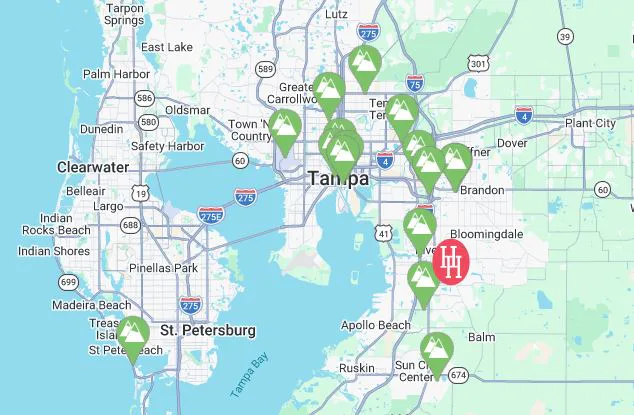 Riverview is only 10 miles from Tampa attractions and amenities