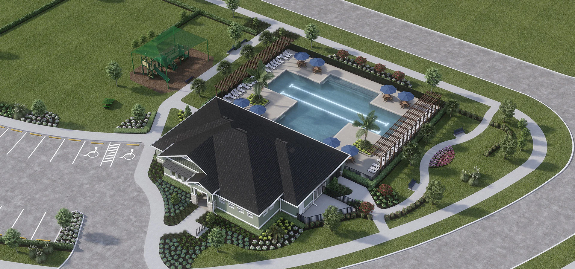 Artists' rendering of amenities at Touchstone in Lakeland, FL