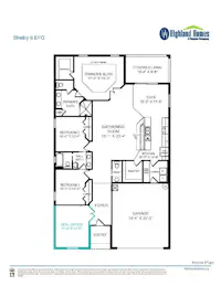 Shelby II EFG - Home Layout