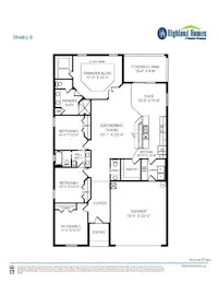 Shelby II EFG - Home Layout
