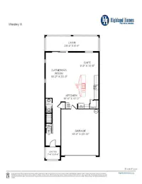 Wesley II - First Floor