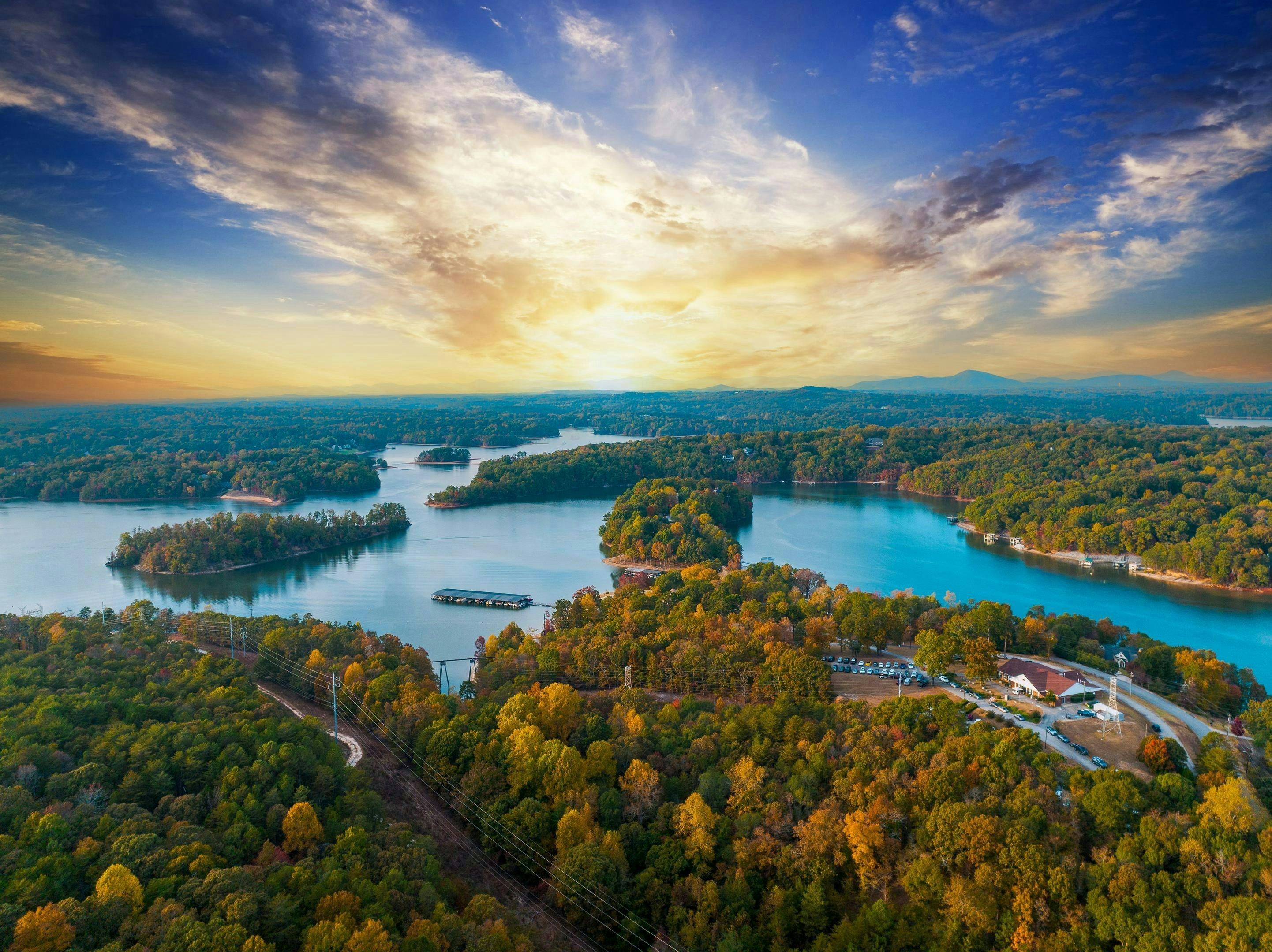 Beautiful Lake Lanier in Georgia